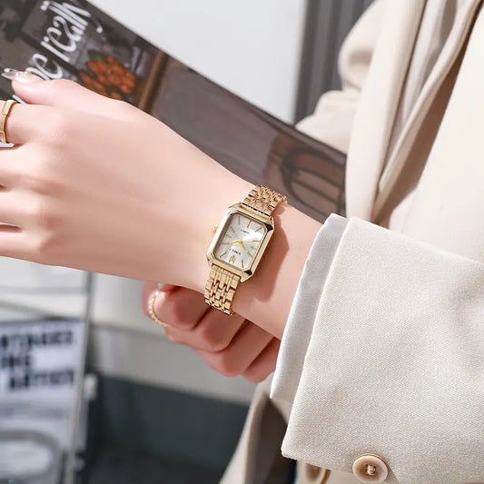 Verisse™ | Gold Link Bracelet Watch