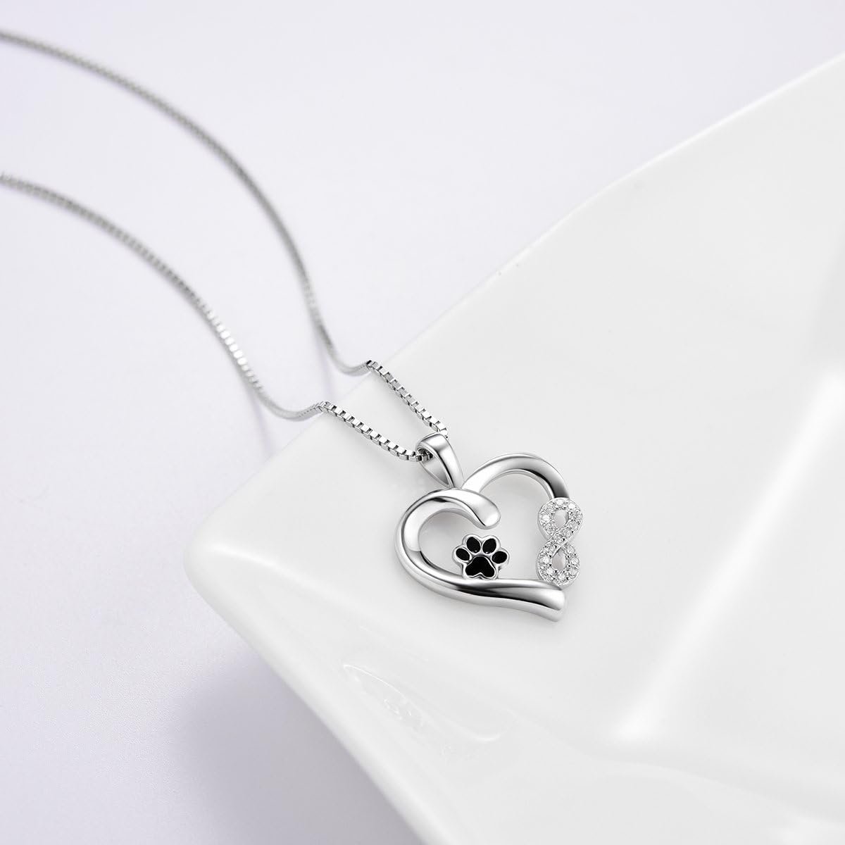 Pawfinity™ | Heart & Infinity Necklace