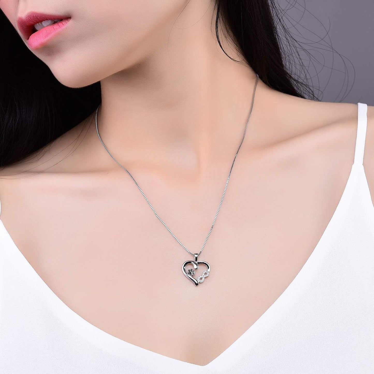 Pawfinity™ | Heart & Infinity Necklace