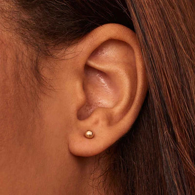 Orbelle™ | Polished Gold Studs