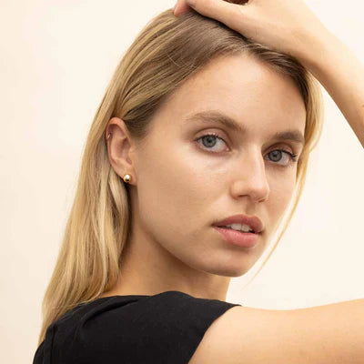 Orbelle™ | Polished Gold Studs