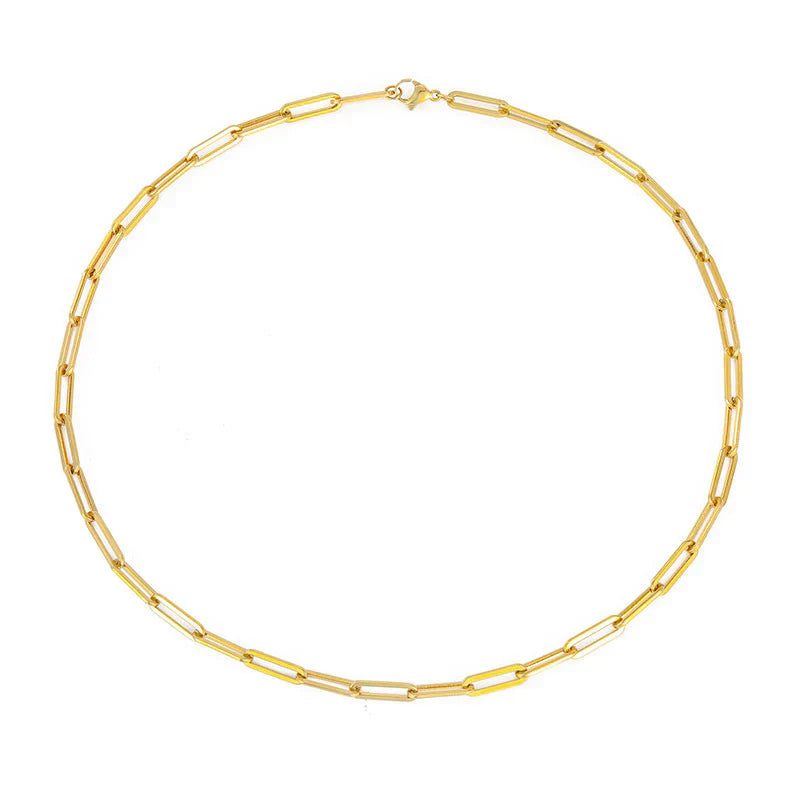 Orrin™ | Sleek Gold Link Necklace