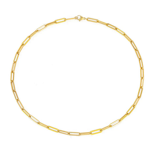 Orrin™ | Sleek Gold Link Necklace