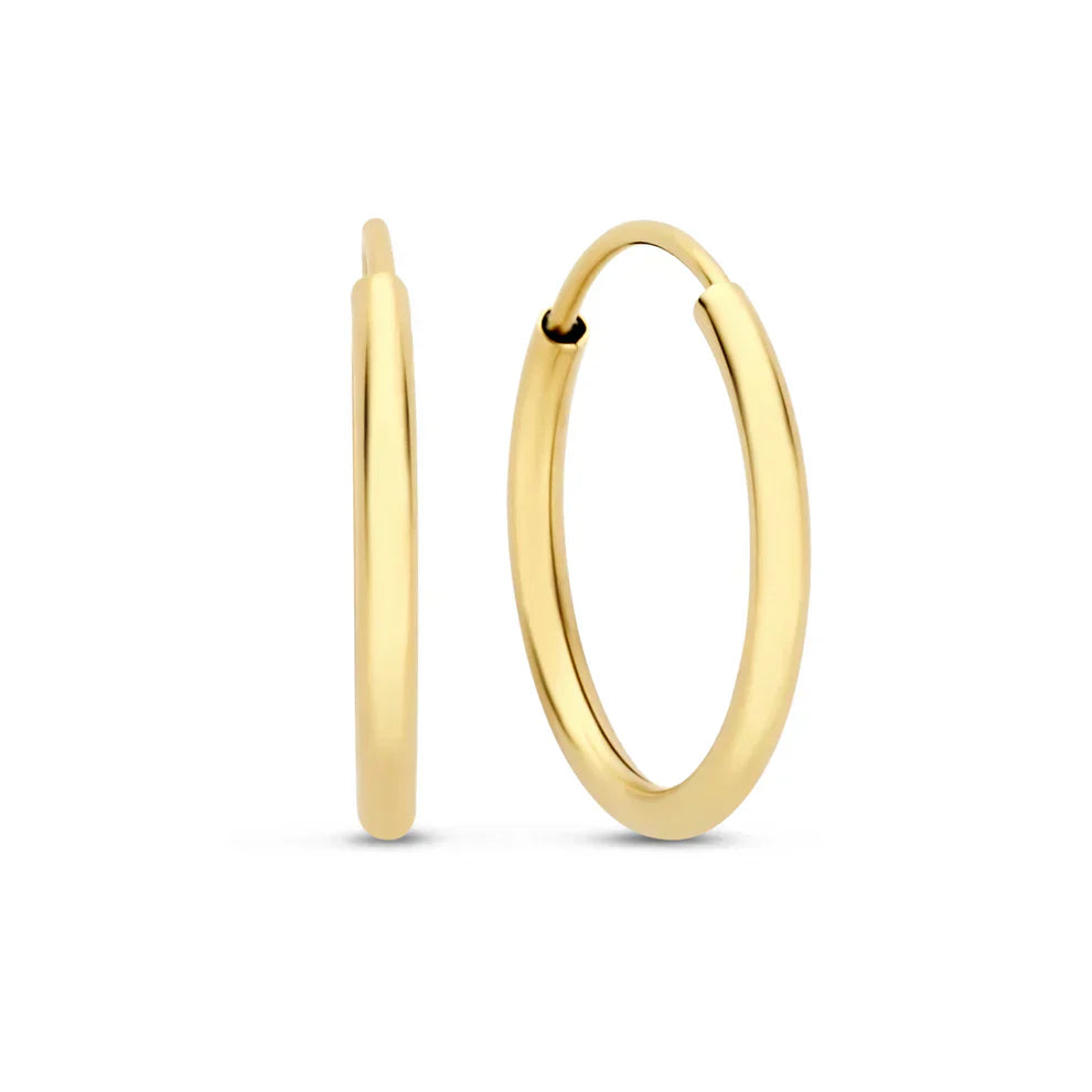 Novelle™ | Elegant Gold Hoop Earrings