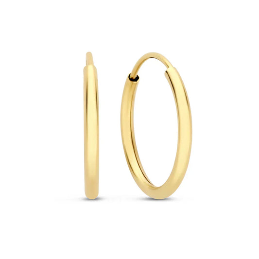 Novelle™ | Elegant Gold Hoop Earrings