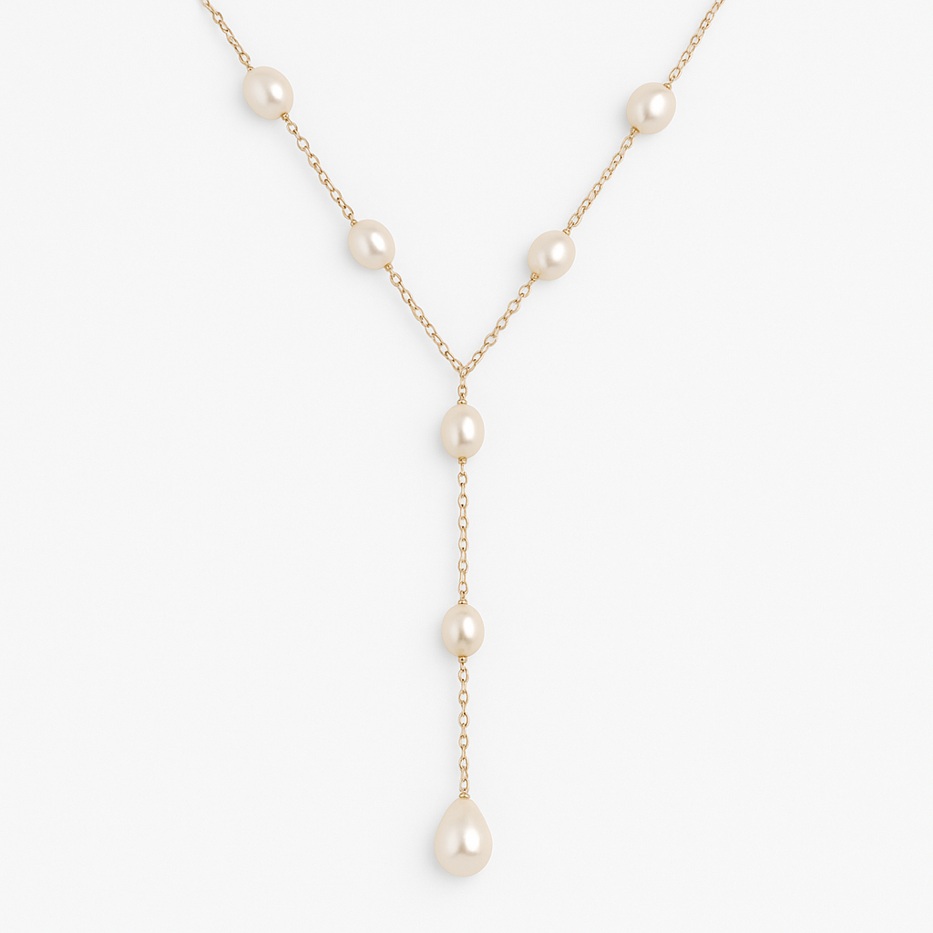Odessa™ | Women’s Vintage Pearl Line Necklace