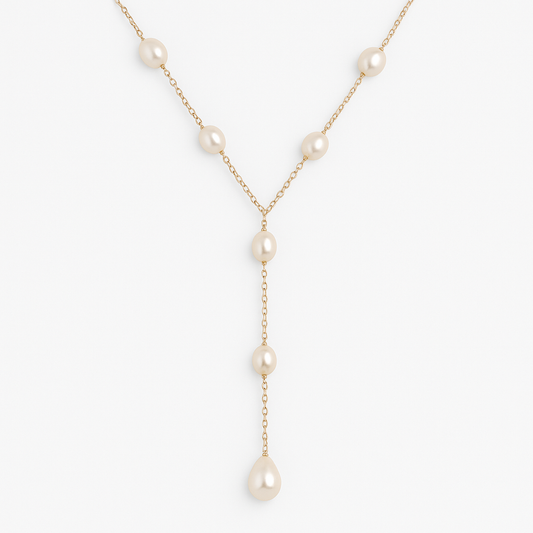 Odessa™ | Women’s Vintage Pearl Line Necklace