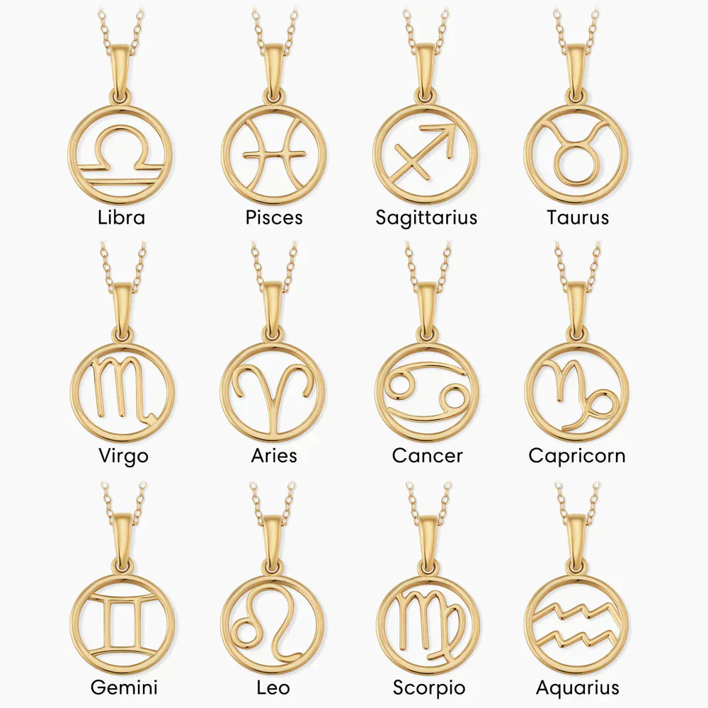 Zodiara™ | Gold Zodiac Necklace