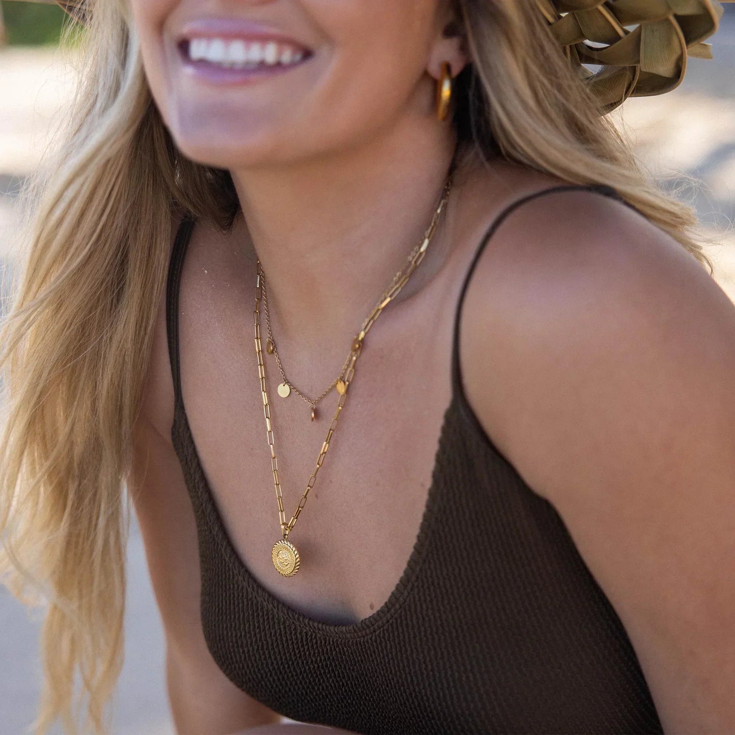 Soleira™ | Gold Medallions Necklace