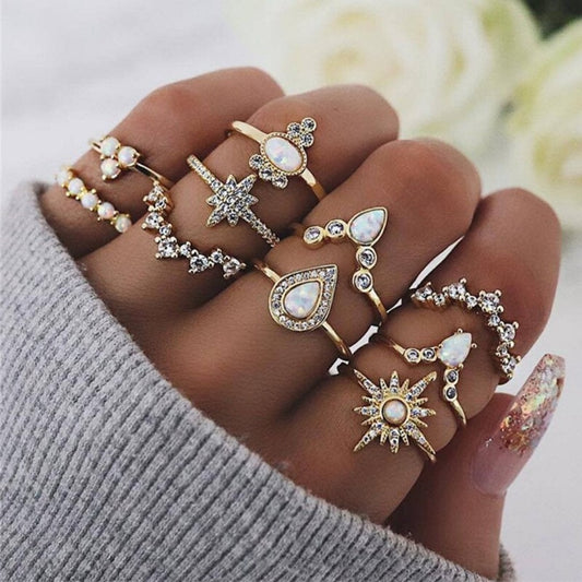 Evelisse™ | Unique Vintage Ring Set