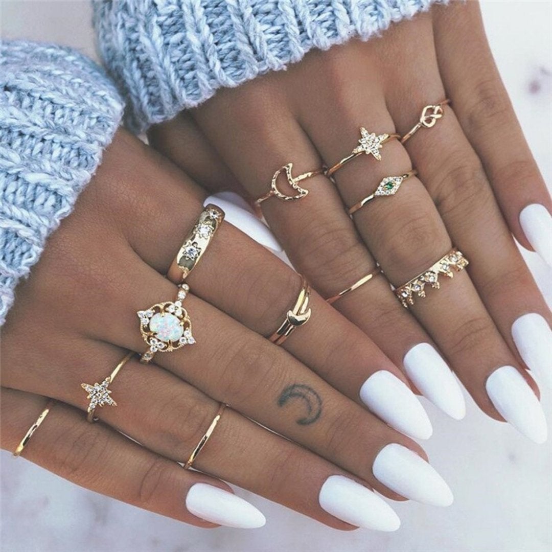 Evelisse™ | Unique Vintage Ring Set