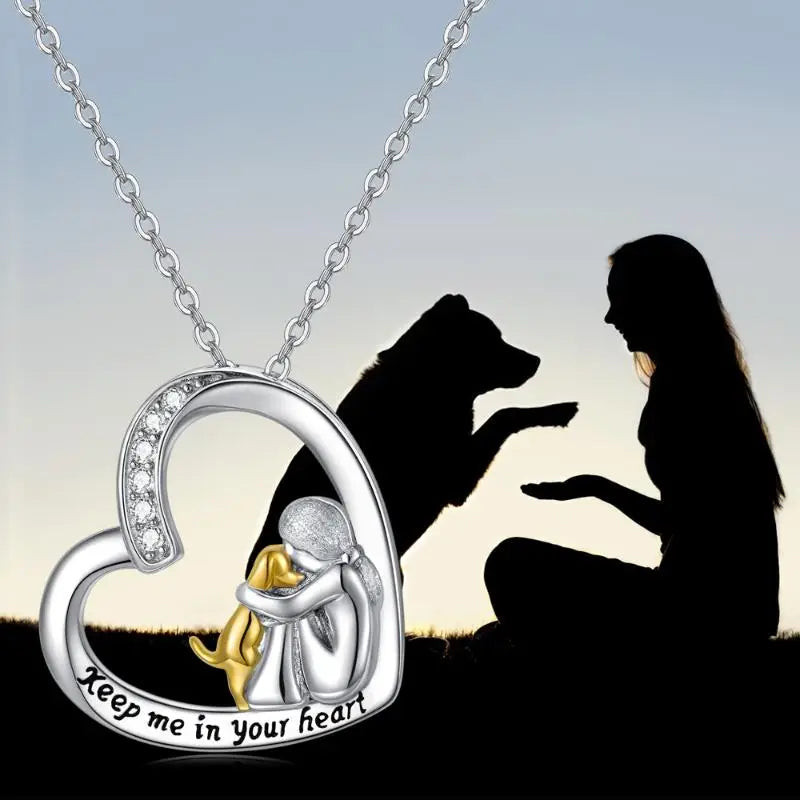 Soulpaw™ | Dog & Heart Keepsake Necklace