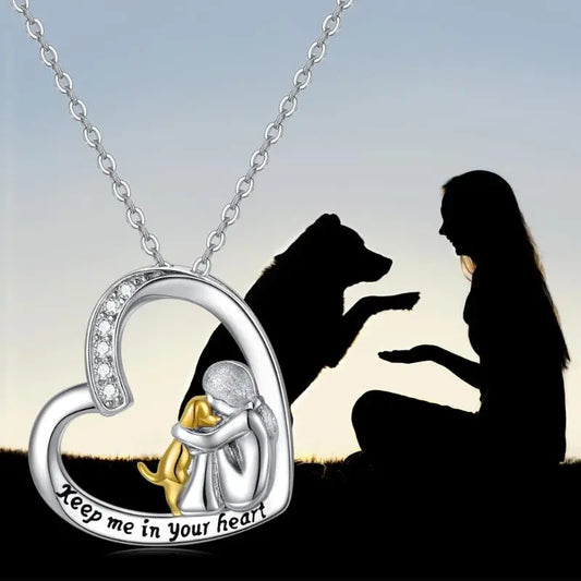Soulpaw™ | Dog & Heart Keepsake Necklace