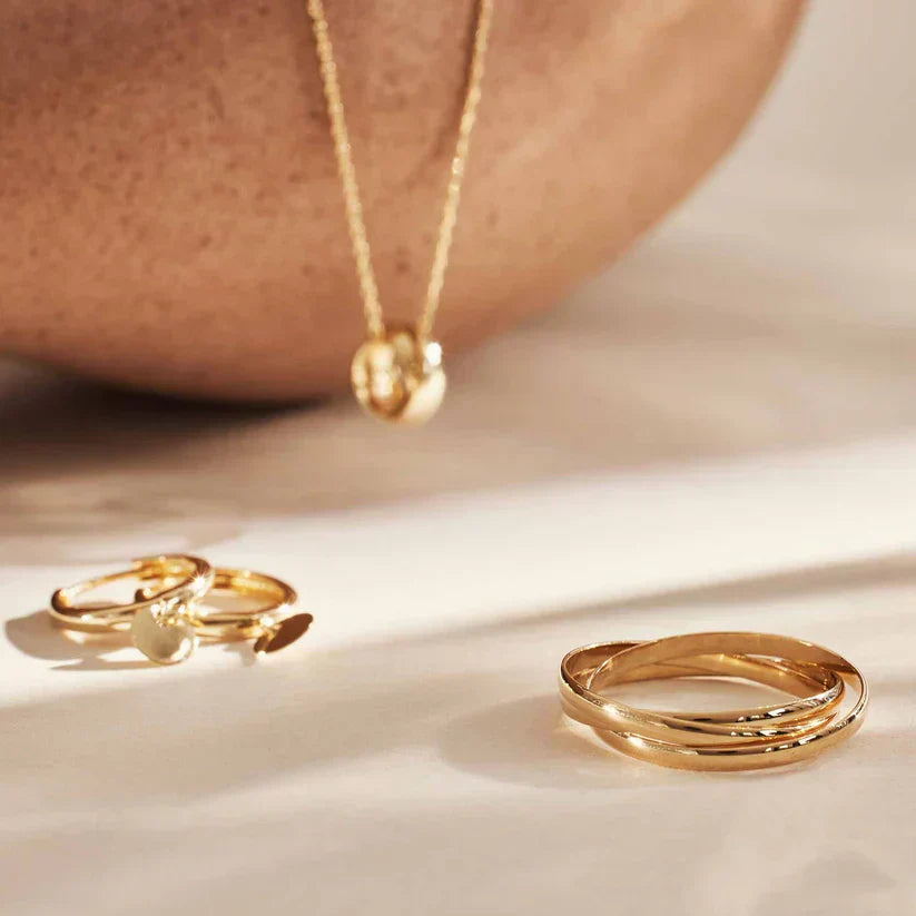 Trivelle™ | Classic Gold Trio Ring