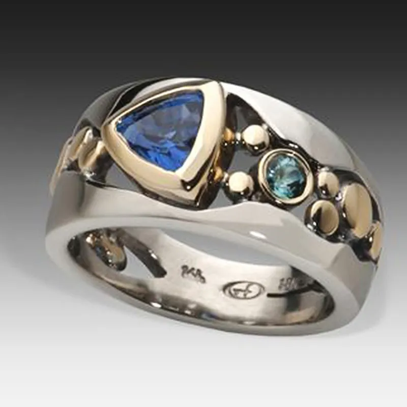 Veyric™ | Artistic Blue Stone Ring