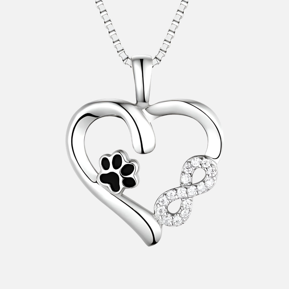Pawfinity™ | Heart & Infinity Necklace