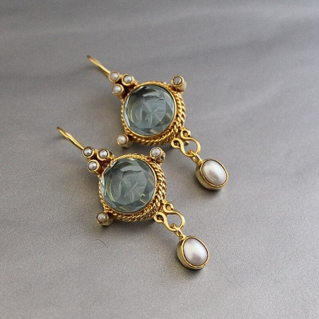 Arielle™ | Crystal & Pearl Earrings
