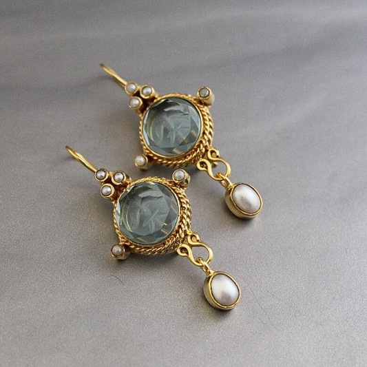 Arielle™ | Crystal & Pearl Earrings