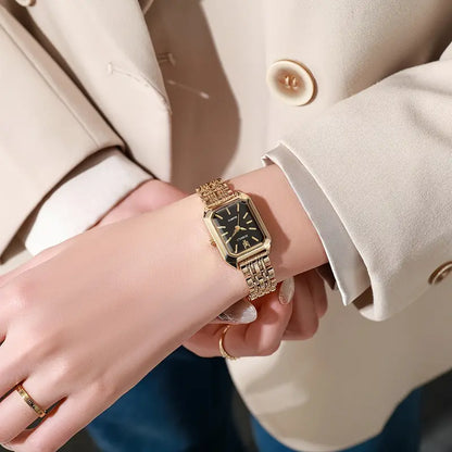 Verisse™ | Gold Link Bracelet Watch