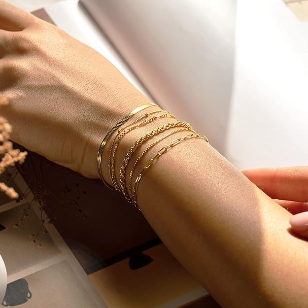 Solmira™ | Gold Elegance Bracelet Set