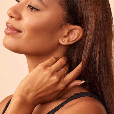 Orbelle™ | Polished Gold Studs