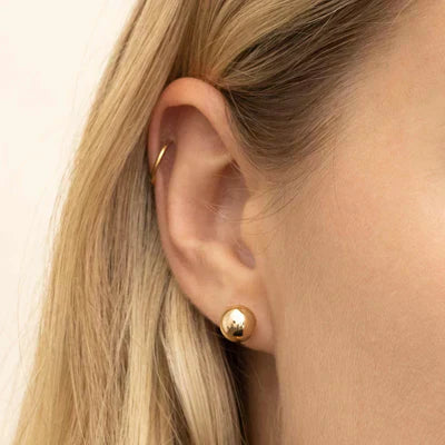 Orbelle™ | Polished Gold Studs