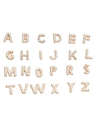 Lettera™ | Crystal Initial Earring