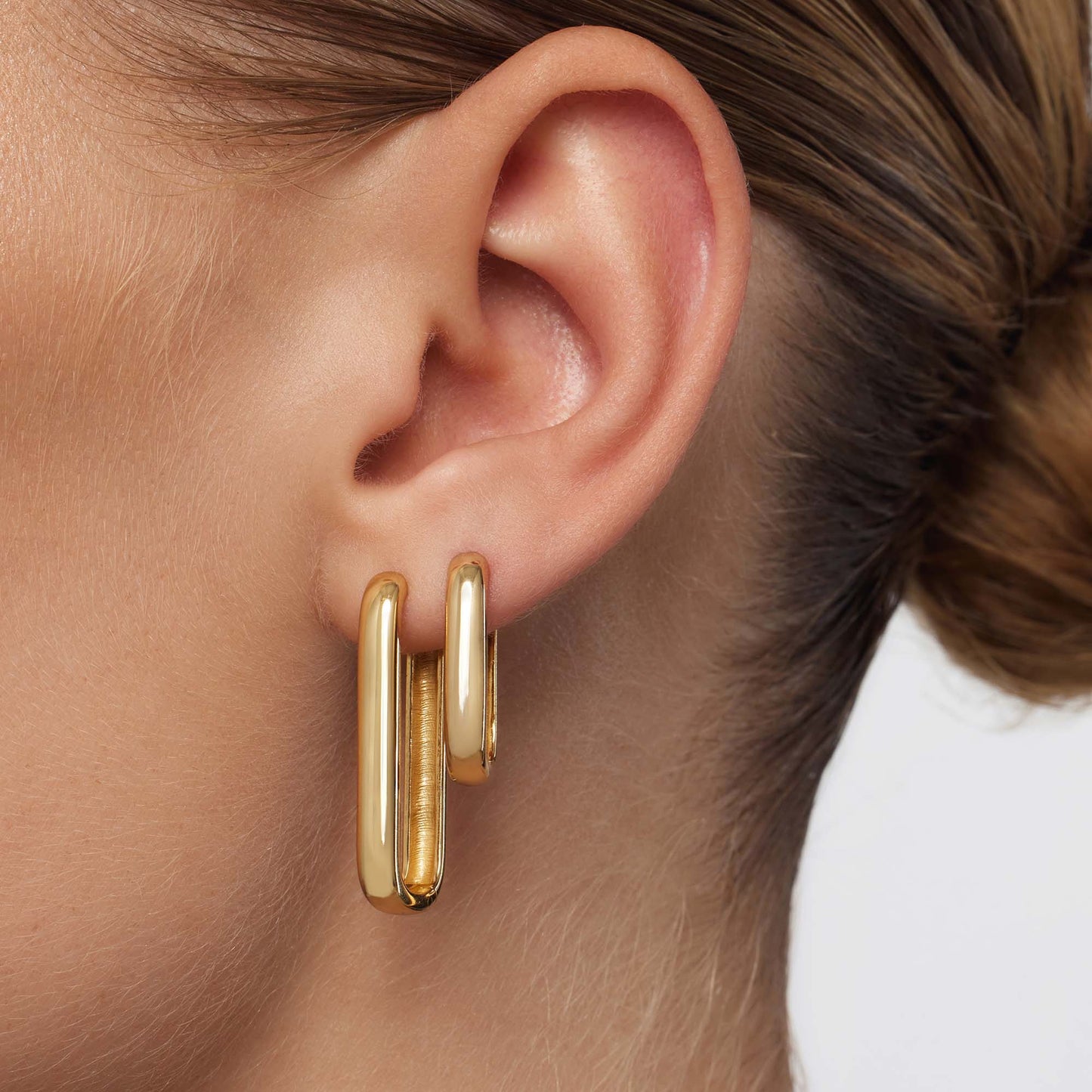 Orvara™ | Polished Gold Earrings