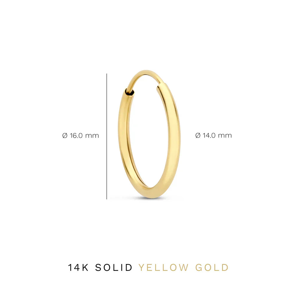 Novelle™ | Elegant Gold Hoop Earrings