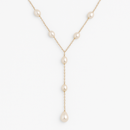 Odessa™ | Women’s Vintage Pearl Line Necklace