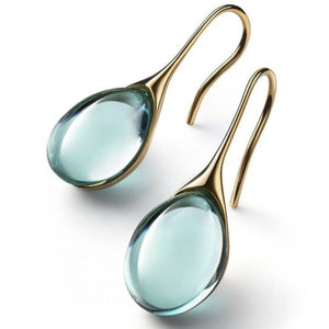 Amelith™ | Women’s Aqua Drop Earrings