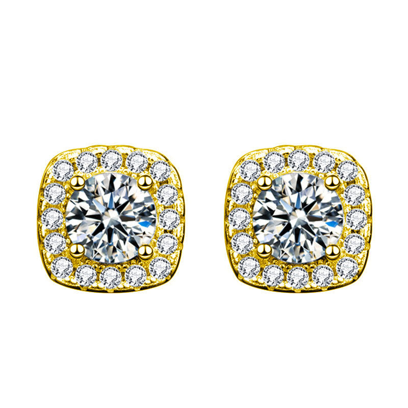 Mariselle™ | Sparkling Gold Stud Earrings