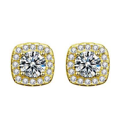 Mariselle™ | Sparkling Gold Stud Earrings