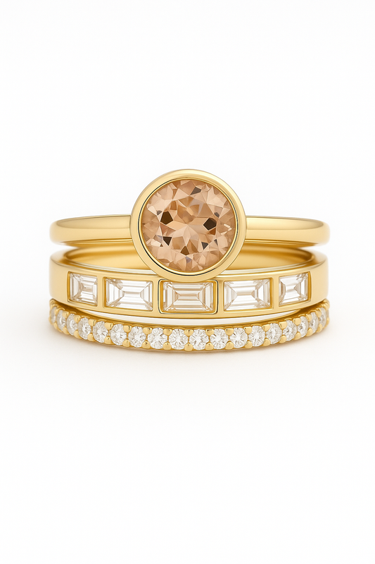 Veloura™ | Crystal Gold Ring