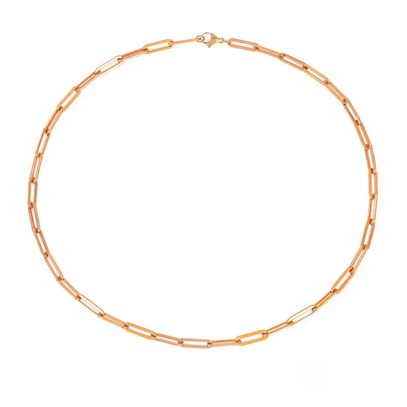 Orrin™ | Sleek Gold Link Necklace
