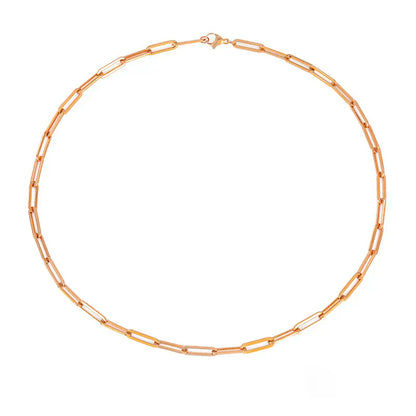 Orrin™ | Sleek Gold Link Necklace
