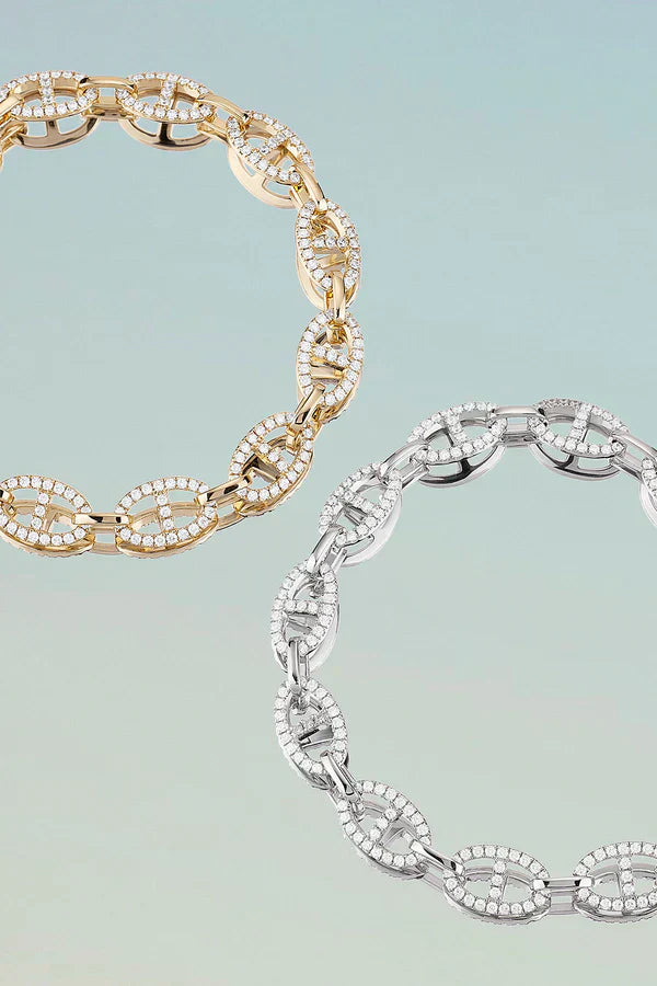 Serenza™ | Diamond-Cut Gold Bracelet