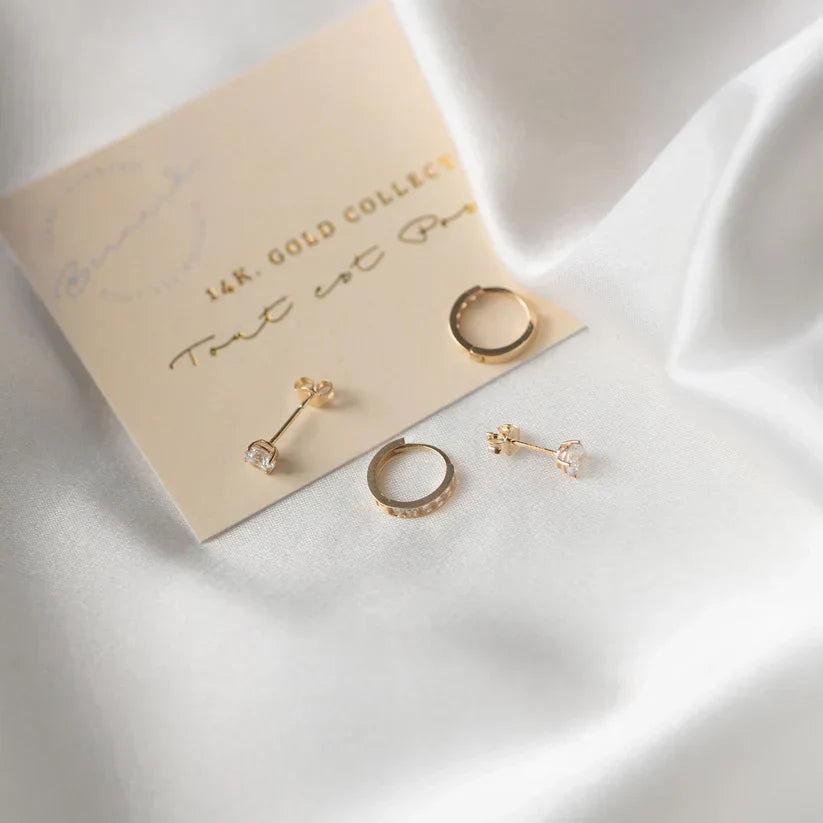 Cyrille™ | Pure Sparkle Stud Earrings