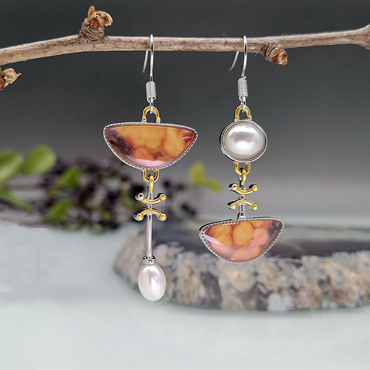 Marisol™ | Retro Dual-Tone Earrings