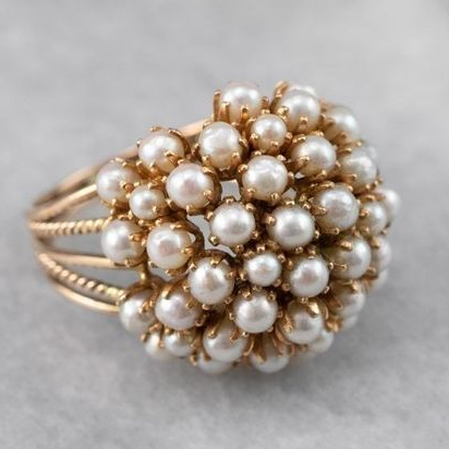 Selora™ | Vintage Pearl Ring