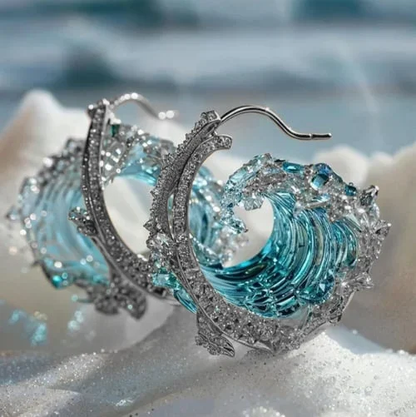Maristelle™ | Golden Wave Earrings