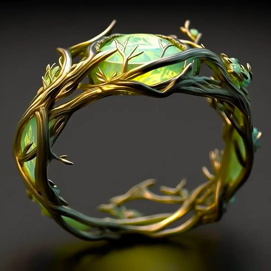 Lorelia™ | Woodland Green Opal Ring