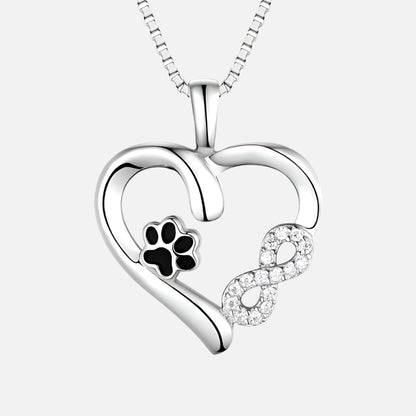 Pawfinity™ | Heart & Infinity Necklace