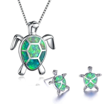TideGem™ | Ocean-Inspired Turtle Jewelry Set