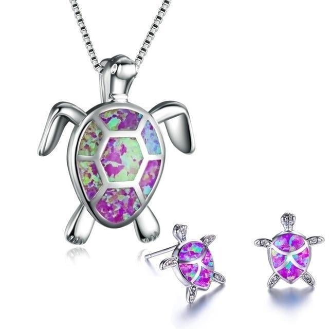 TideGem™ | Ocean-Inspired Turtle Jewelry Set