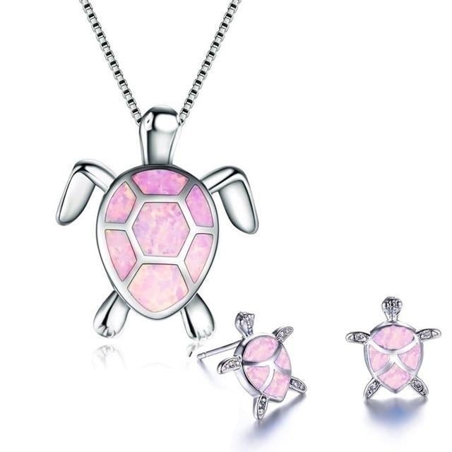 TideGem™ | Ocean-Inspired Turtle Jewelry Set